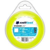 Akcesoria do kos i kosiarek - cellfast Żyłka tnąca Kwadrat 1.6 mm x 15 m - miniaturka - grafika 1