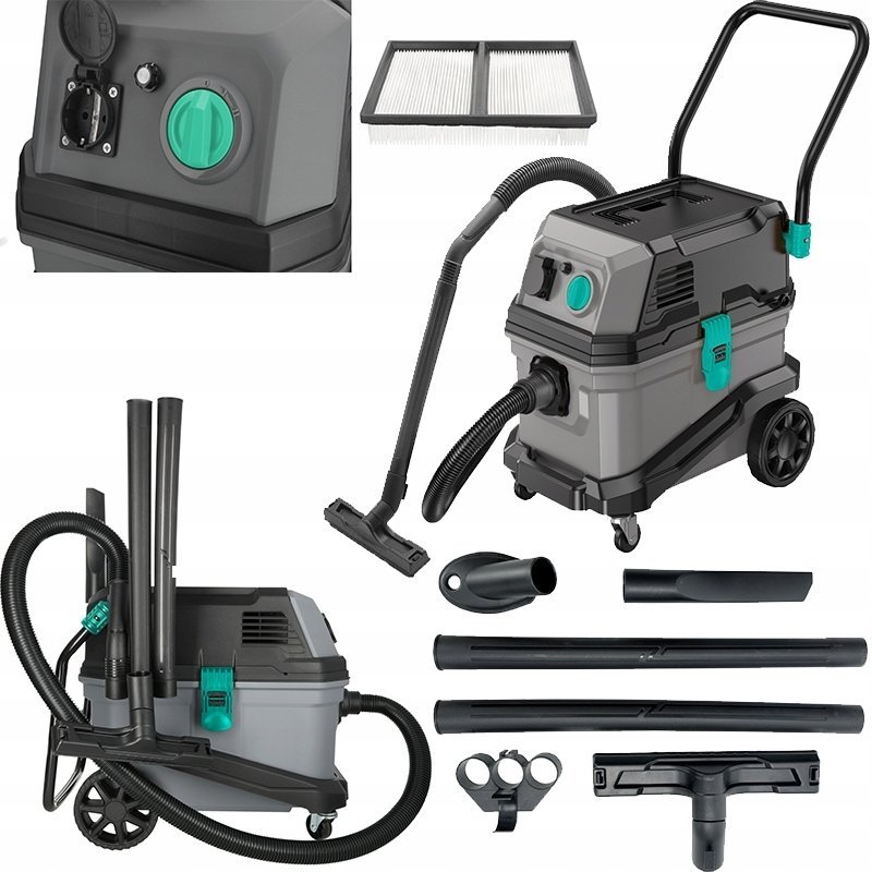 DREL WAART ODKURZACZ BUDOWLANY Z AUTOOTRZĄSACZEM 1600W, 30L