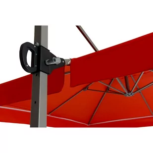 Parasol ogrodowy Litex Garden Rio 300 cm Silver / Green - Parasole ogrodowe - miniaturka - grafika 2