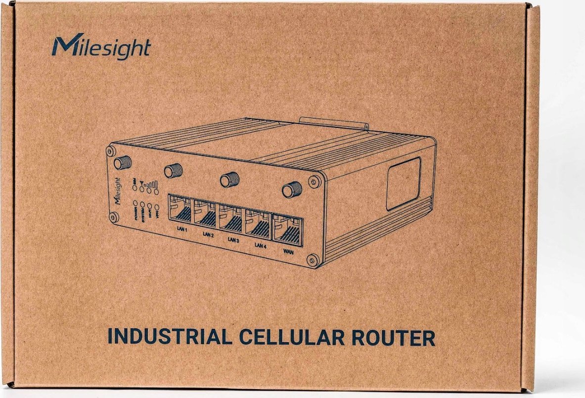 MILESIGHT Milesight UR35 Przemysłowy Router LTE z Wi-Fi PoE i GPS 5* 10/100Mbps 1 * WAN + 4 * LAN Wzmocniona Aluminiowa Obudowa Dual Sim 2* RS485 DI DO TCP UDP Modbus MQTT