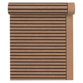 Tapety - Tapeta Lamer lamele brązowo-czarna winylowa na flizelinie - miniaturka - grafika 1