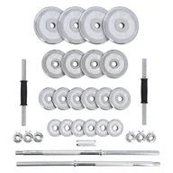 Sztangi - HMS STCT50 SZTANGIELKI/SZTANGA W WALIZCE CHROM 2x25KG HMS 30-8-134 - miniaturka - grafika 1