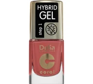 Lakiery do paznokci - Delia Cosmetics Coral Hybrid Gel hybrydowy lakier do paznokci bez użycia lampy UV/LED odcień 122 11 ml - miniaturka - grafika 1