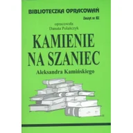 Lektury szkoła podstawowa - Biblios Kamienie na szaniec Aleksandra Kamińskiego - zeszyt 82 - Aleksandra Polańczyk, Danuta Polańczyk - miniaturka - grafika 1