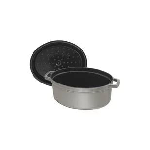 Staub Cocotte 31 cm Grafitowy 40509-320-0 - Garnki - miniaturka - grafika 1