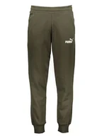 Spodnie sportowe damskie - Puma Spodnie dresowe "C- PMA ESS" w kolorze khaki - miniaturka - grafika 1
