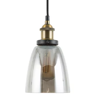 Beliani Lampa wisząca szklana/mosiężna PARMA - Lampy sufitowe - miniaturka - grafika 1