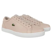 Sneakersy damskie - Buty Lacoste Straightset Lace 317 3 Caw damskie sportowe sneakersy skórzane-36 - miniaturka - grafika 1