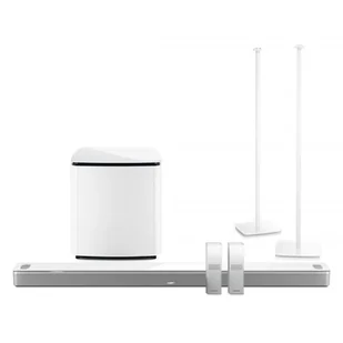 Bose Smart Ultra + Bass Module 700 + Surround Speakers 700 + Omnijewel Floor Stand (komplet/biały) - Soundbary - miniaturka - grafika 1