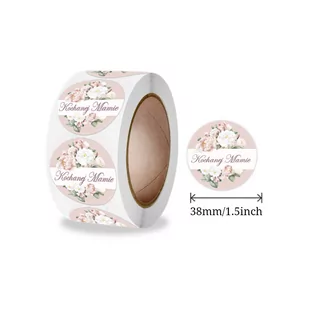 Naklejki Ozdobne 3,8 Cm Kochanej Mamie 500 Szt. - Scrapbooking - miniaturka - grafika 1