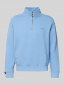 Bluzy męskie - Bluza o kroju regular fit z wyhaftowanym logo - miniaturka - grafika 1