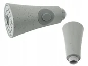 Akcesoria do armatury i ceramiki - Słuchawka Do Baterii Z Wyciąganą Wylewką Szara - miniaturka - grafika 1