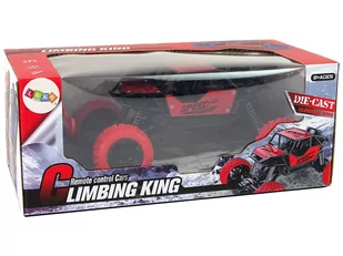 Auto Zdalnie Sterowane Terenowe R/C 1:18 Czerwone - Akcesoria i części modelarskie - miniaturka - grafika 3