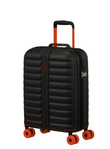 Walizka mała poszerzana American Tourister NeoVibe - true black