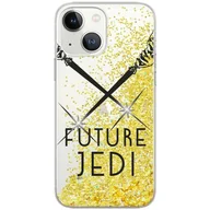 Etui i futerały do telefonów - ERT GROUP etui na telefon Apple Iphone 13, case oryginalny i oficjalnie licencjonowany przez Star Wars, wzór 008, optymalnie dopasowane, z efektem płynnego brokatu - miniaturka - grafika 1