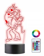 Lampy stojące - Lampka Nocna 3D Led Scooby Doo Grawer Prezent - miniaturka - grafika 1