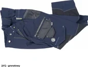 Odzież robocza - CERVA NEURUM PERFORMANCE 3/4 spodnie - męskie szorty robocze, elastyczny materiał TrifibetexPRO, 6 kieszeni, odblaski - granatowy 64 - miniaturka - grafika 1