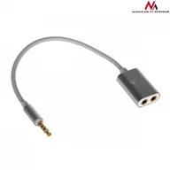 Adaptery i przejściówki - Maclean MCTV-580 Kabel adapter rozdzielacz 3,5mm słuchawki i mikrofon - miniaturka - grafika 1