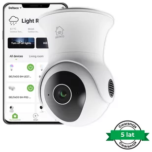 KAMERA WIFI ZEWNĘTRZNA SMART DELTACO SMARTHOME - Kamery IP - miniaturka - grafika 1