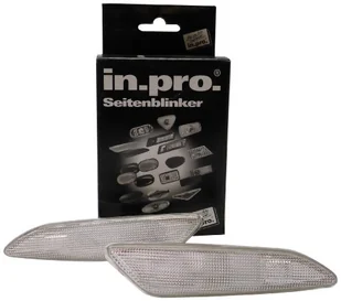 in.pro. 9504 kierunkowskaz boczny 156 ze znakiem kontrolnym E, srebrny/szary - Części motocyklowe - miniaturka - grafika 1