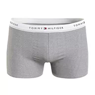 Spodenki męskie - Tommy Hilfiger Spodenki męskie, średni szary wrzosowy, S, Średni szary wrzos - miniaturka - grafika 1