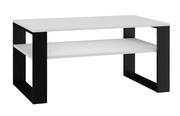 Ławy i stoliki kawowe - Stolik ława MODERN 1P biały/czarny - Darmowa dostawa paczkomatem od 599zł - miniaturka - grafika 1