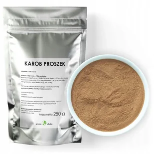 Karob W Proszku Zamiennik Kakao Karob Proszek 250G - Kakao i czekolada - miniaturka - grafika 1