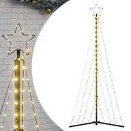 Ozdoby bożonarodzeniowe - vidaXL Lampki choinkowe, 339 LED, ciepłe białe światło, 182 cm - miniaturka - grafika 1