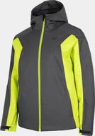 Kurtki narciarskie - Kurtka narciarska męska 4f H4Z22-KUMN002 Szara r. M - miniaturka - grafika 1