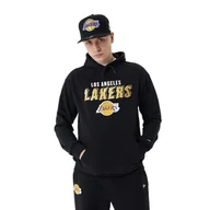 Bluzy męskie - Bluza męska New Era Team Script OS Hoody Los Angeles Lakers - miniaturka - grafika 1