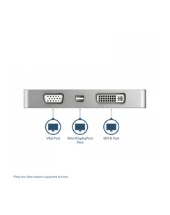 StarTech USB-C na DVI/HDMI/D-Sub (CDPVGDVHDMDP) - Pozostałe akcesoria sieciowe - miniaturka - grafika 1