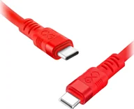 Kable USB - Kabel USB Orno USB-C - USB-C 0.9 m Czerwony - miniaturka - grafika 1