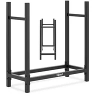 Ogrzewacze tarasowe - Stojak na drewno opałowe kominkowe loft 60 x 25 x 61.5 cm - miniaturka - grafika 1
