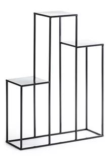 Nowoczesny kwietnik Podium 80 cm czarny 10-1599 - Kwietniki - miniaturka - grafika 1