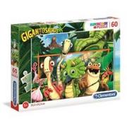 Puzzle - Puzzle 60 el. Supercolor. Gigantosaurus Clementoni - miniaturka - grafika 1