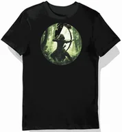 Koszulki męskie - Koszulka męska czarna z motywem średniowiecznego łucznika 5855 L - miniaturka - grafika 1