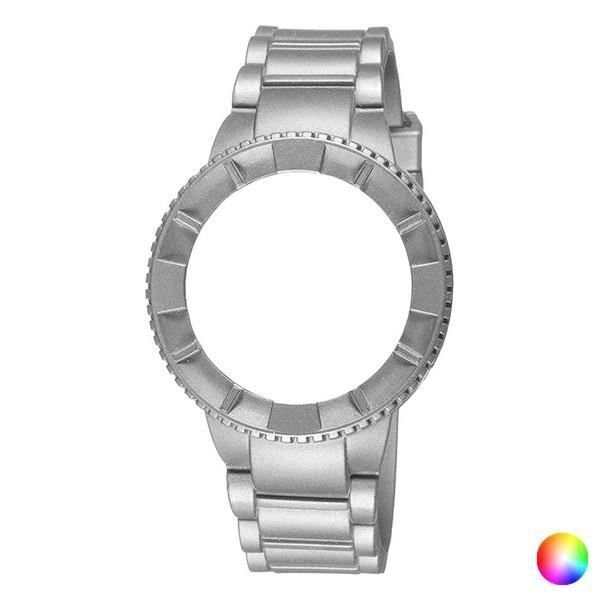Bransoletka do zegarka - Watx & Colors - 49 mm - Kolor: Czarny - Materiał: Silikon - Styl: Modny