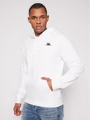 Bluzy męskie - Kappa Bluza 707390 Biały Regular Fit - miniaturka - grafika 1