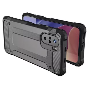 Hybrid Armor pancerne hybrydowe etui pokrowiec Xiaomi Redmi K40 Pro+ / K40 Pro / K40 / Poco F3 złoty - Etui i futerały do telefonów - miniaturka - grafika 3