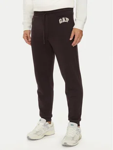 Gap Spodnie dresowe 804257-08 Brązowy Regular Fit - Spodnie sportowe męskie - miniaturka - grafika 1