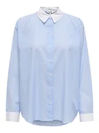 Koszule damskie - ONLY Koszula w kolorze błękitnym - miniaturka - grafika 1