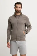 Bluzy męskie - BOSS bluza lounge kolor brązowy gładka 50515307 - miniaturka - grafika 1