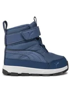 Buty dla dziewczynek - Puma Śniegowce Evolve Boot AC+ Inf 392646 02 Niebieski - miniaturka - grafika 1