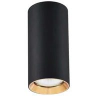 Lampy pozostałe - Light Prestige Manacor oczko czarne z złotym ringiem 17 cm LP-232/1D 170 BK/GD - miniaturka - grafika 1