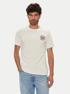 Koszulki męskie - Guess Jeans T-Shirt M5YI04 K8HM0 Écru Regular Fit - miniaturka - grafika 1