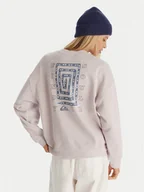 Bluzy damskie - Quiksilver Bluza EQWFT03188 Fioletowy Oversize - miniaturka - grafika 1