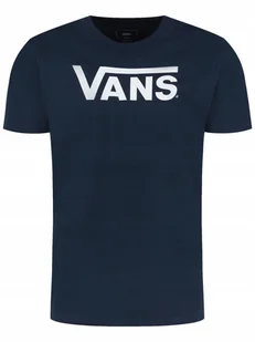 T-Shirt Classic Granatowo/Biały VANS VN000GGGNAV1 S - Koszulki męskie - miniaturka - grafika 1