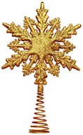 Ozdoby bożonarodzeniowe - Śnieżynka choinkowa złota - 1 szt. - miniaturka - grafika 1