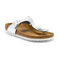 Klapki i japonki damskie - Birkenstock Skórzane japonki Gizeh - miniaturka - grafika 1