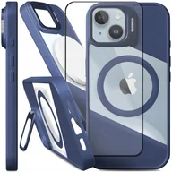 Etui i futerały do telefonów - Etui Do Magsafe Do iPhone 13 Fusion, Niebieskie, Clear, Podstawka Szkło - miniaturka - grafika 1